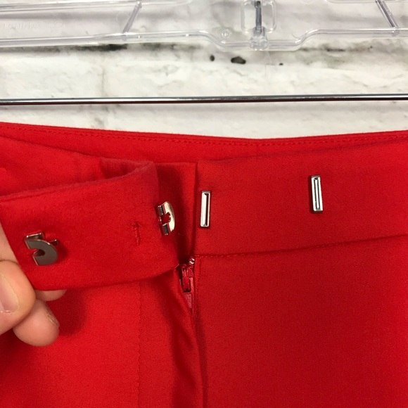 AnneKlein Orange Straight Leg Ankle Career Pants 8 - Picture 3 of 7